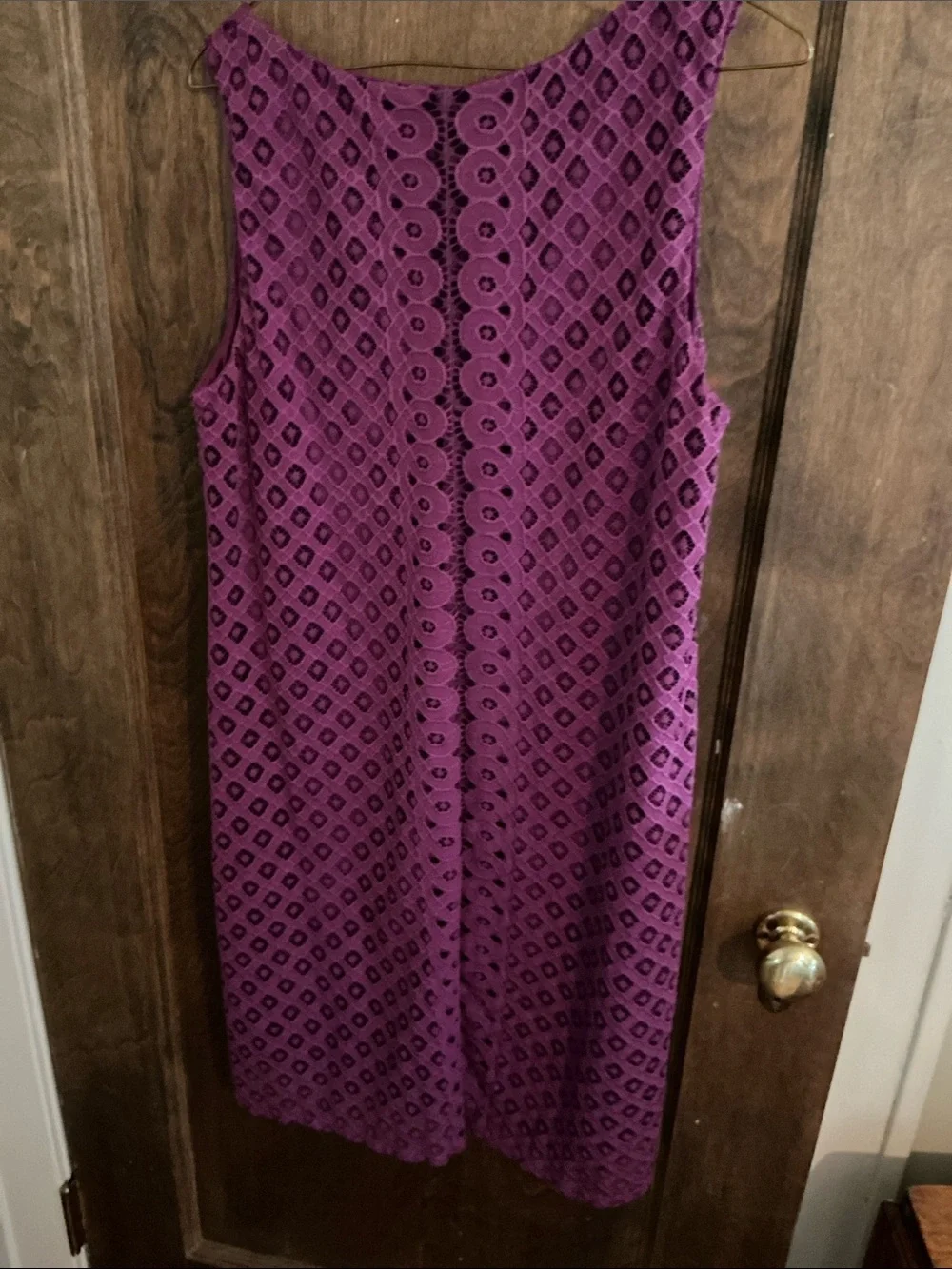 Luxology Magenta Lace Midi Dress - Picture 3 of 3
